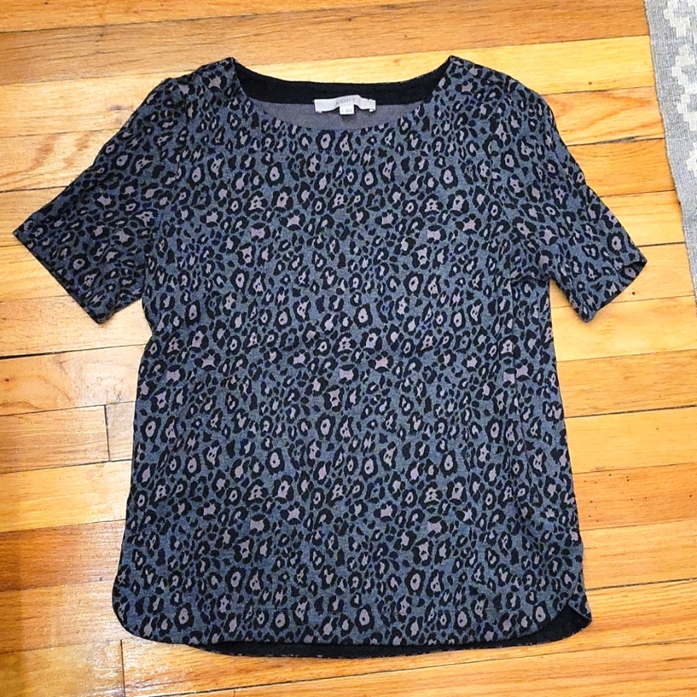 Loft small leopard print top